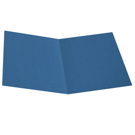 Cartellina semplice - 200 gr - cartoncino bristol - blu - starline - conf. 50 pezzi