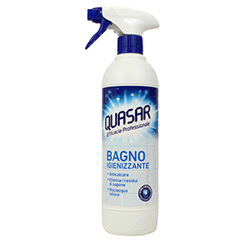 Detergente igienizzante bagno in spray quasar - flacone da 580 ml - quasar