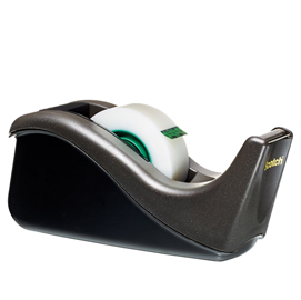 Dispenser da tavolo c38 per nastri scotch® - 19 mm x 33 mt - nero - scotch®