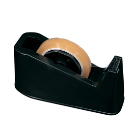 Dispenser per nastro adesivo - 33/66 m - nero - lebez