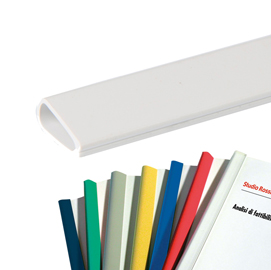 Dorsetti triangolari per rilegatura - 16 mm - bianco - fellowes - scatola 25 pezzi