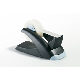 Dispenser per nastro adesivo vegas - 33 mm x 19 mt - nero - durable - 1 rotolo incluso