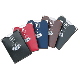 Disco orario - similpelle - 12,7x10 cm - colori assortiti - alplast - conf. 25 pezzi