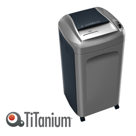 Distruggidocumenti delta 200m - microframmenti - 78litri - titanium