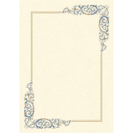 Diplomi in pergamena - stampa offset - a3 - 160 gr - avorio - kartos - conf. 10 pezzi