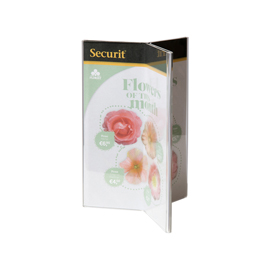 Display portamenù a y - 10,5x14,8 cm (a6) - securit