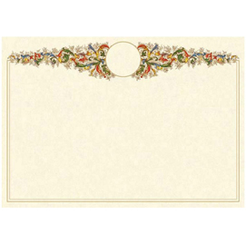 Diplomi in pergamena - stampa offset - a3 - 160 gr - avorio - kartos - conf. 10 pezzi