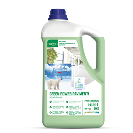 Detergente green power pavimenti - sanitec - tanica da 5 l