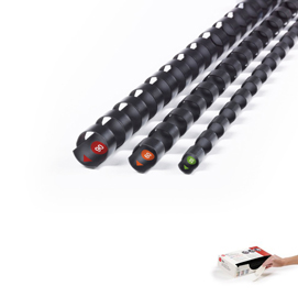 Dorsi procomb quickstep - 21 anelli - 12 mm - bianco - gbc - scatola 100 pezzi