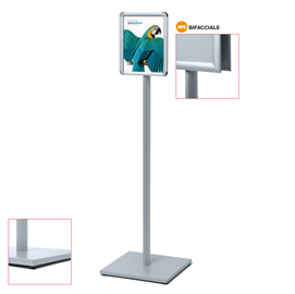 Display catching pole bifacciale - a4 - studio t