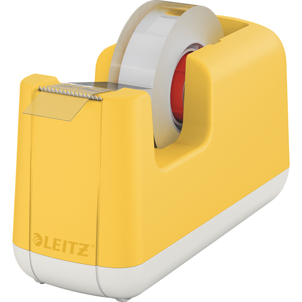 Dispenser cosy - per nastro adesivo - giallo - leitz