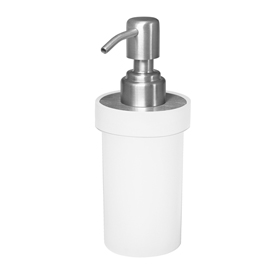 Dispenser per sapone - pvc - bianco - laminart
