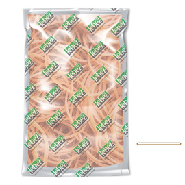 Elastico ad anello - diametro 5 cm - 1 kg - caucciu' - colore naturale - lebez