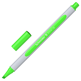 Evidenziatore shine-up - punta a scalpello  - verde - schneider