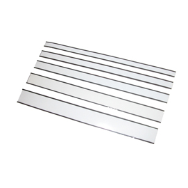 Etichette magnetiche - scrivibili e cancellabili - permanente - 40x100 mm - bianco - markin - blister da 20 etichette