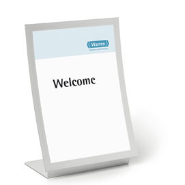 Espositore da tavolo duraview® table - cornice magnetica - a4 - durable