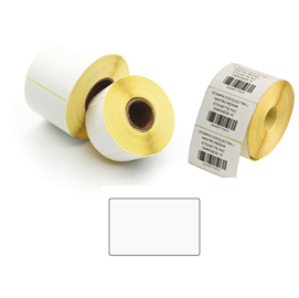 Etichette per trasferimento termico - film opp - 58x38 mm - 1 pista - printex - rotolo da 1000 pezzi