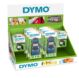 Etichettatrici letratag + assortimento nastri - dymo - expo 6 pezzi