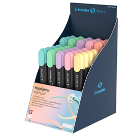 Expo 85pz evidenziatore job colori pastello assortiti schneider