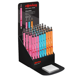 Expo 36pz portamine visuclick 0.7mm fusto in colori assortiti rotring