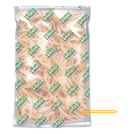 Elastico ad anello - diametro 4 cm - 1 kg - gomma - giallo - lebez