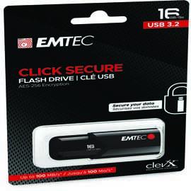 Emtec - memoria usb b120 clicksecure - ecmmd16gb123 - 16 gb