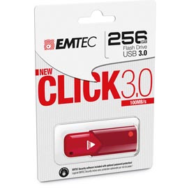 Emtec - memoria usb 3.0 - rosso - ecmmd256gb103r - 256gb