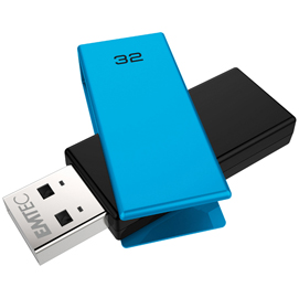 Emtec - usb 2.0 - c350 - 32 gb - blu