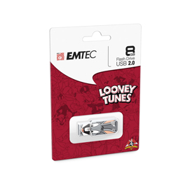 Emtec - memoria usb 2.0 - bugs bunny - ecmmd8gm752l104 - 8gb