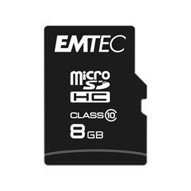 Emtec - micro sdhc class 10 classic - ecmsdm8ghc10cg - 8gb