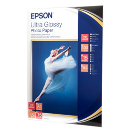 Epson - ultra glossy photo paper - a4 - 15 fogli - c13s041927