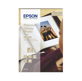 Epson - premium glossy photo paper - 10x15cm - 40 fogli - c13s042153