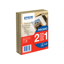 Epson - premium glossy photo paper - 10x15cm - 2x 40 fogli - c13s042167