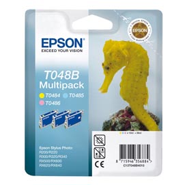 Epson - multipack cartuccia ink - c ch/m ch/y - c13t048b4010 - 13ml cad