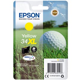 Epson - cartuccia ink - 34xl - giallo - c13t34744010 - 10,8ml