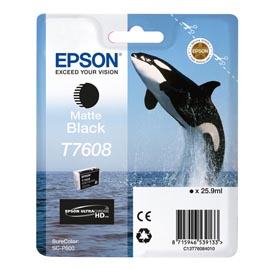 Epson - cartuccia ink - nero opaco - c13t76084010 - 25,9ml