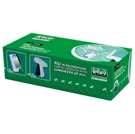 Fili per sparafili lebez 5260 - ppl - 40 mm - trasparente - lebez - conf. 5000 pezzi