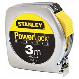 Flessometro powerlock - 3 mt - larghezza nastro 12,7 mm - stanley