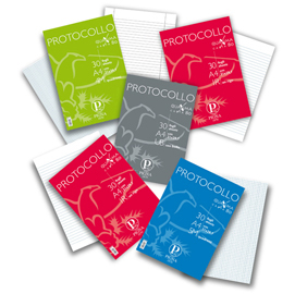 Fogli protocollo quaxima - a4 - uso bollo - 200 fogli - 80 gr - pigna