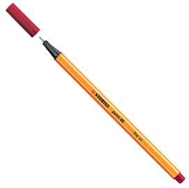 Fineliner point 88 - tratto 0,4mm - carminio - stabilo