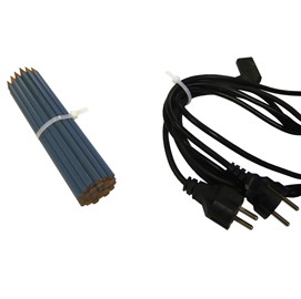 Fascette in nylon - 200x2.5 mm - bianco - viva - busta da 100 pezzi