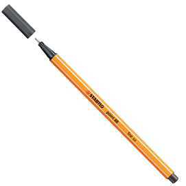 Fineliner point 88 - tratto 0,4mm - grigio nerastro - stabilo