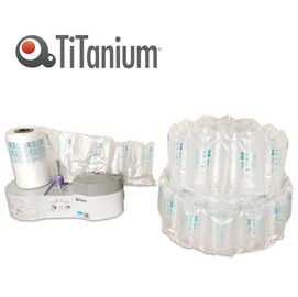 Film cuscino semplice wiroll per macchina wi1000 - 200x100 mm - lunghezza film 300 m - titanium