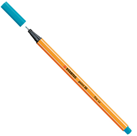 Fineliner  point 88 - tratto 0,4mm - azzurro chiaro - stabilo