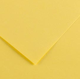 Foglio colorline - 70x100 cm - 220 gr - giallo paglia - canson
