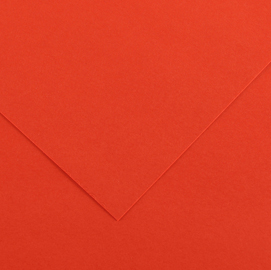 Foglio colorline - 70x100 cm - 220 gr - rosso vivo - canson