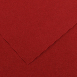 Foglio colorline - 70x100 cm - 220 gr - rosso granata - canson