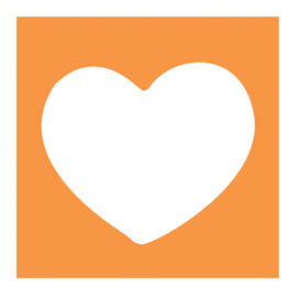 Fustella - motivo cuore - dim. Sagoma 50 mm - cwr