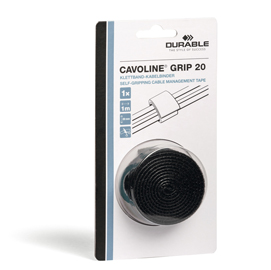 Fascette fermacavi cavoline grip 20 - nero - 100x2cm - durable