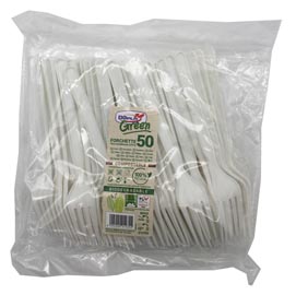 Forchette compact in cpla - 170mm - dopla - conf.50 pezzi